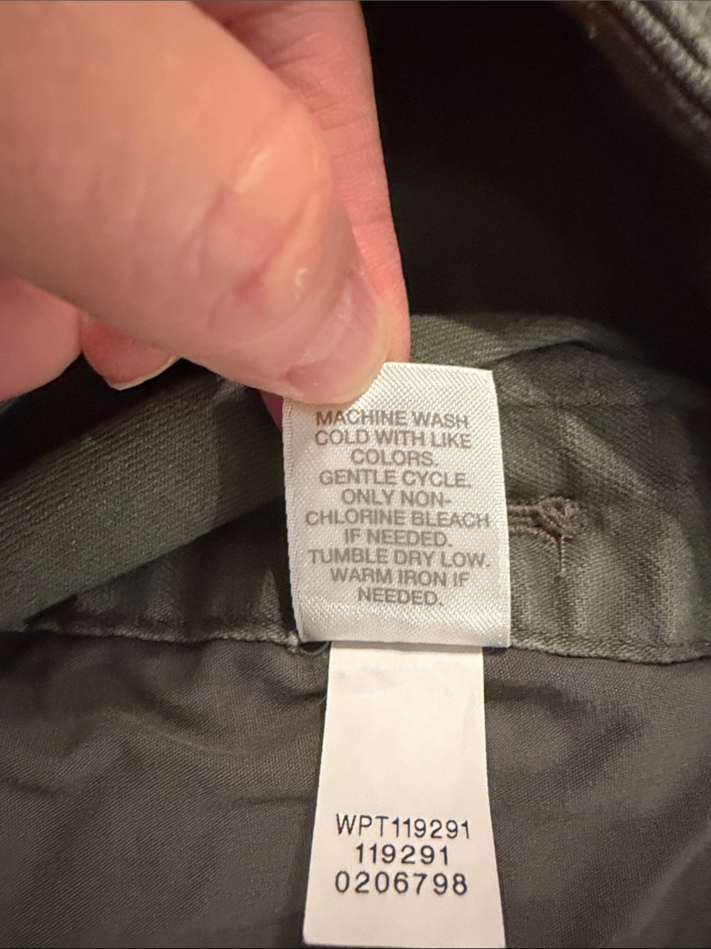 J. Jill Olive Green Button-Accent Utility Shorts - Picture 5 of 7